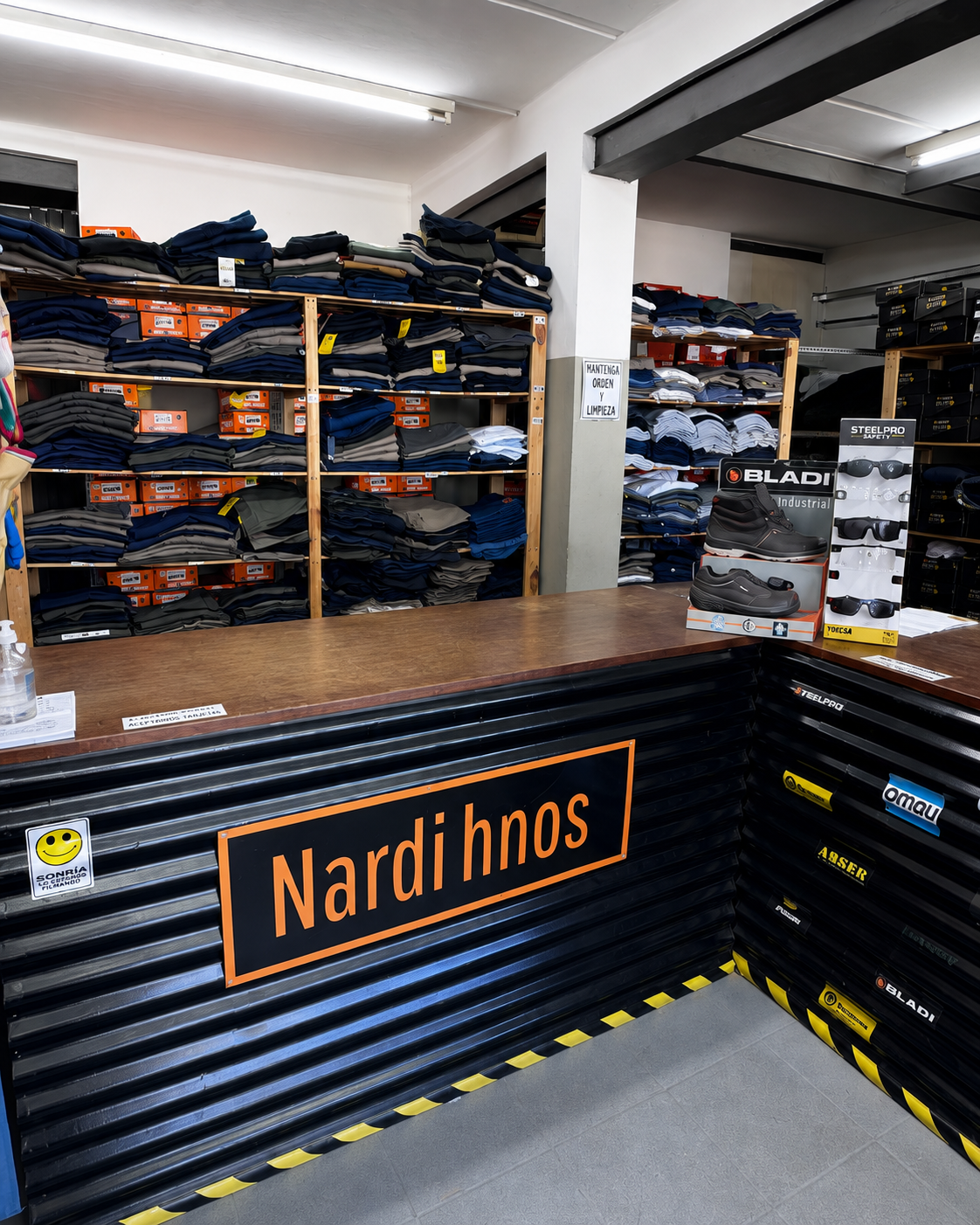 Mostrador de Nardi Hnos visto de cerca
